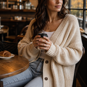 Oversized Knit Cardigan