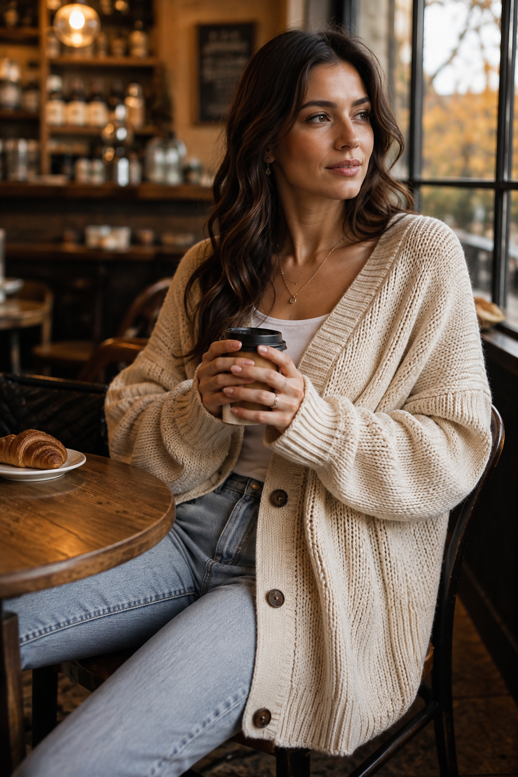 Oversized Knit Cardigan